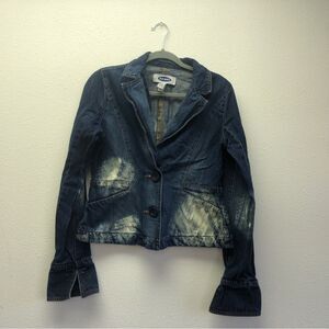 Coolest One of a Kind Old Navy Classic Women's Denim Jacket Blue Size LG (1006)